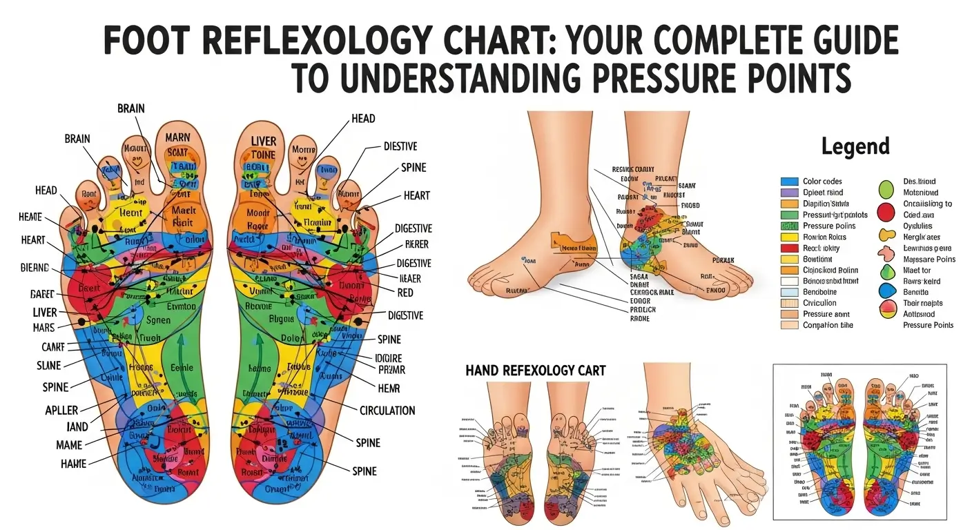 Foot Reflexology Chart