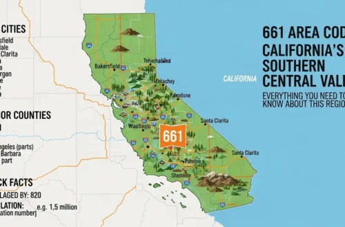 Location of 661 Area Code