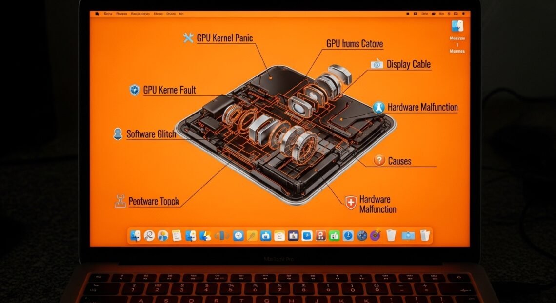 MacBook Pro Orange Screen