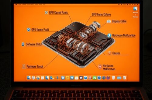 MacBook Pro Orange Screen