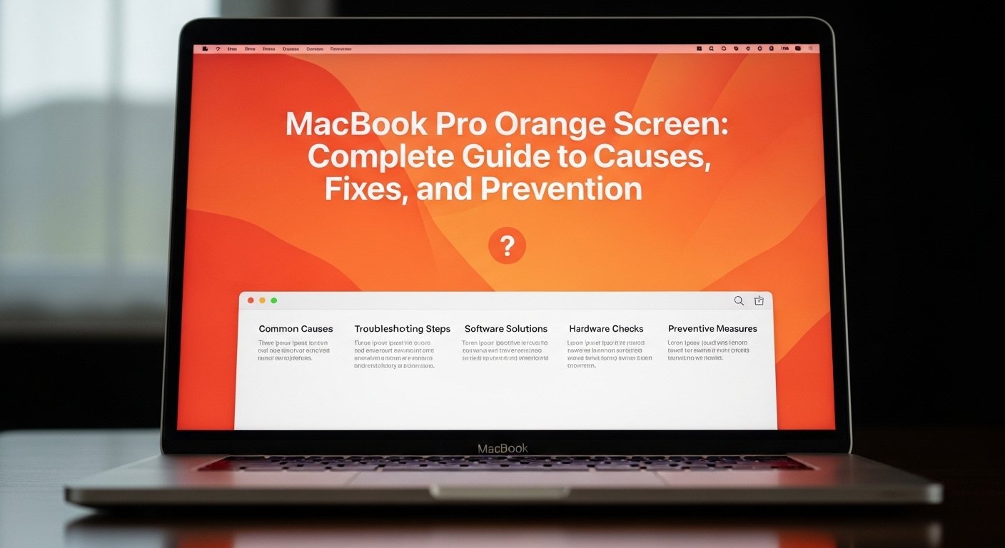Understanding the MacBook Pro Orange Screen Issue