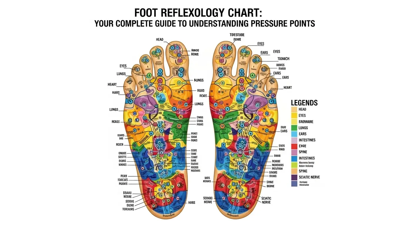 What Is a Foot Reflexology Chart